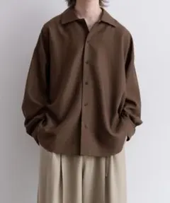 Casper John ハウンズトゥース オーバーサイズ ルーズシャツ