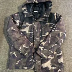 【XL】CERONIAS 迷彩　ダウンジャケット