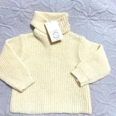 新品タグ付き SEASON REASON クリーム色セーター ニット 120cm