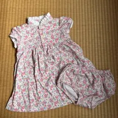 Ralph Lauren フラワープリント ワンピース 12M 80