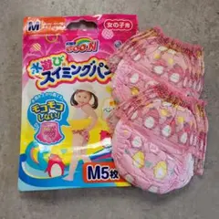 【他とまとめ買いで150円で付けます】水遊び用スイミングパンツ M 2枚のサムネイル