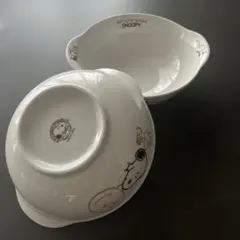 スヌーピーラーメン 丼　 陶器　2個セットのサムネイル