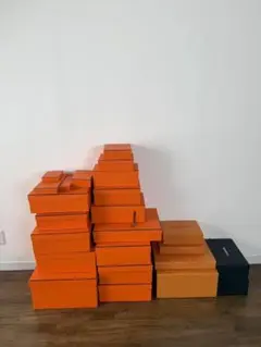エルメス ルイヴィトン シャネル オレンジ ギフトボックス 空箱