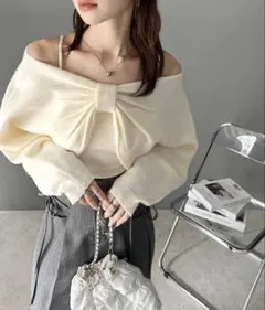 リボンニットLサイズ