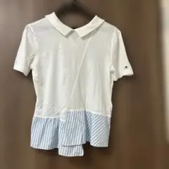 Tommy Hilfiger ストライプパネル付きのポロTシャツ　sサイズ