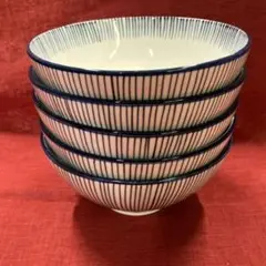 5個セット 美濃焼 千本十草 5寸丼 強化磁器 万能どんぶり 盛鉢 - メルカリ