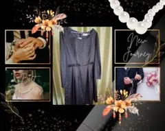 値引きしました！ナチュラルビューティーベーシック ブラック ワンピース