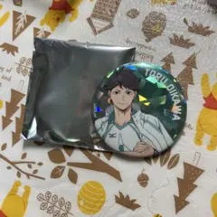 ハイキュー!! ホログラム缶バッジ 主将ver.　及川徹