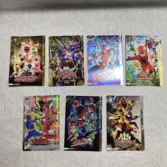 イタジャガ スーパー戦隊シリーズ 50周年記念カード 7枚