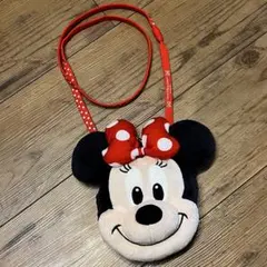 ミニー　ディズニーランド　パスケース　ショルダーバッグ　スマホケース　美品