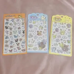 正規品 韓国限定 ポケモン 3Dシール イーブイ ポケピース