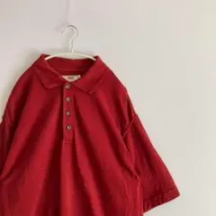 90s~ ヴィンテージ レトロ古着 Levi's リーバイス ポロシャツ レッドのサムネイル