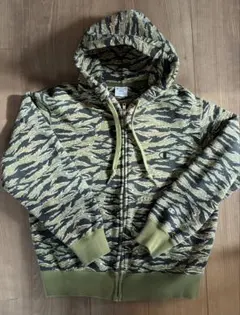 希少　OLD STUSSY フルジップ　カモ　XL ヴィンテージ　オーバー　迷彩 old stussy ジップパーカー 迷彩 カモ y2k