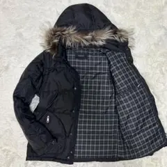 【美品/L】バーバリーブラックレーベル 3wayダウンジャケット ダウンベスト