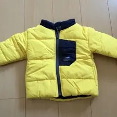 BREEZE 中綿ジャケット イエロー ネイビー 90cm