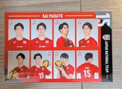 カプくじ　バレーボール男子　甲斐優斗　ステッカーシール