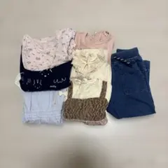 まとめ売り 女の子 95cm 14点セットTシャツワンピース 春夏秋冬