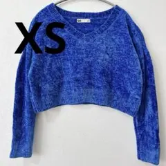SO クロップドセーター XS ブルーのサムネイル