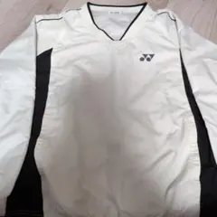 YONEX ヨネックス Vネック ピステ ホワイト×ブラック S