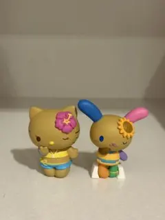 ガチャガチャ　みんなでバカンスフィギュア