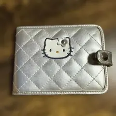 ハローキティ キルト　フォトアルバム　シルバー　カオハナ　レトロ　レア　希少