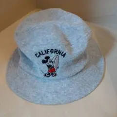 ディズニー　ミッキーマウス 帽子 グレー　54cm