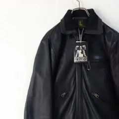 【紙タグ付き】ヒステリックグラマー ゴートレザージャケット ライダースのサムネイル