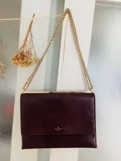 美品 ケイトスペードKATE SPADEチェンショルダーバッグ　レア