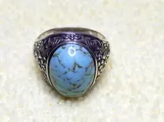 草*非様 Navajo ナバホ族 インディアンジュエリー ターコイズリング 24