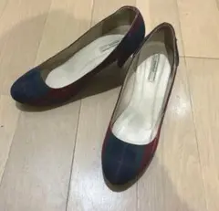 ランダ　チェックパンプス