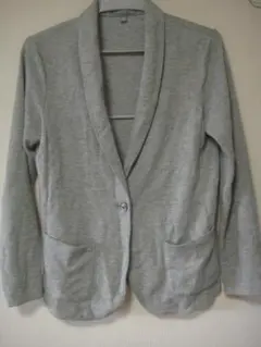 ユニクロ　カジュアルジャケット　スウェット系　グレー