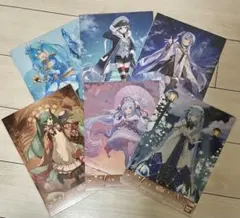 一番くじ雪ミク　クリアポスター　まとめ売り