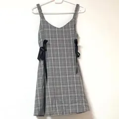 evelyn サイドリボンつきミニワンピース