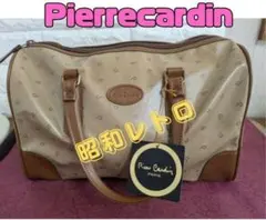 Y【美品】PARIS ピエールカルダン　ミニボストトンバッグ　トートバッグ　Sのサムネイル