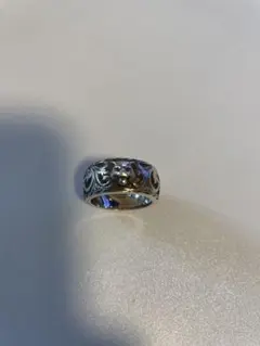 美品 GUCCI グッチ キャットヘッド アラベスク シルバー リング 刻印20