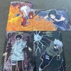 NARUTO ナルト サスケ サクラ カカシ ポストカード 忍里 第七班 - メルカリ
