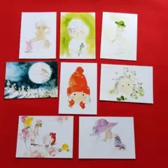 いわさきちひろ 赤い毛糸帽の女の子 公式プレート＋20周年記念図録
