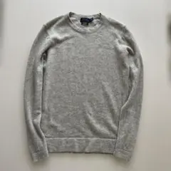 ラルフローレン　カシミヤ100% クルーネックセーター　グレー