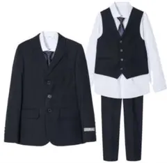 キッズ男の子スーツジャケット145～150cm 卒業式入学式発表会4161-64