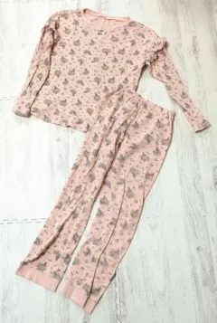 【ひな様専用】アプレレクール 140cm 花柄ワッフル生地のパジャマ