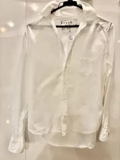 Frank & Eileen 白コットンシャツ XS Ellen