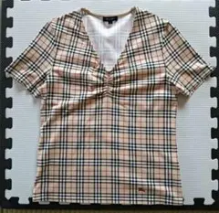 BURBERRY LONDON チェック柄 半袖Tシャツ Mサイズ