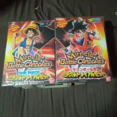 ミラクルバトルカードダス　トライアルセット　ドラゴンボール改　ONE PIECE ミラクルバトルカードダス トライアルセット ドラゴンボール改 ONE