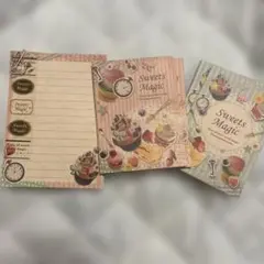 Sweets Magic ミニレターセット　シール付き