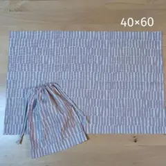 ランチョンマット＆両紐巾着