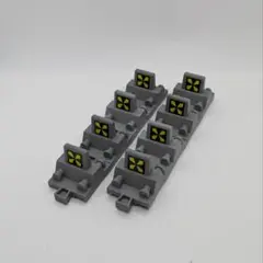 プラレール　車止め　8個　グレー