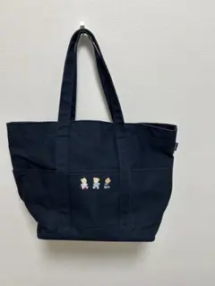 ファミリア　ネイビー マザーズバッグ