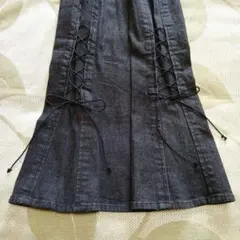 L)FIL DIRE 編み上げデニムスカート