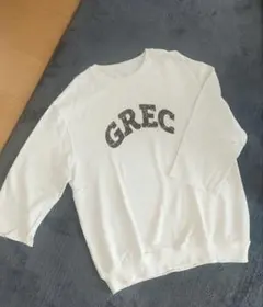 トレーナー　七分袖　前ロゴ