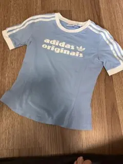 adidas オリジナル 半袖Tシャツ S 水色